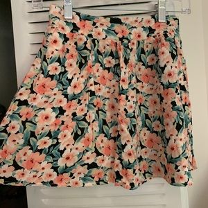 Floral Miniskirt